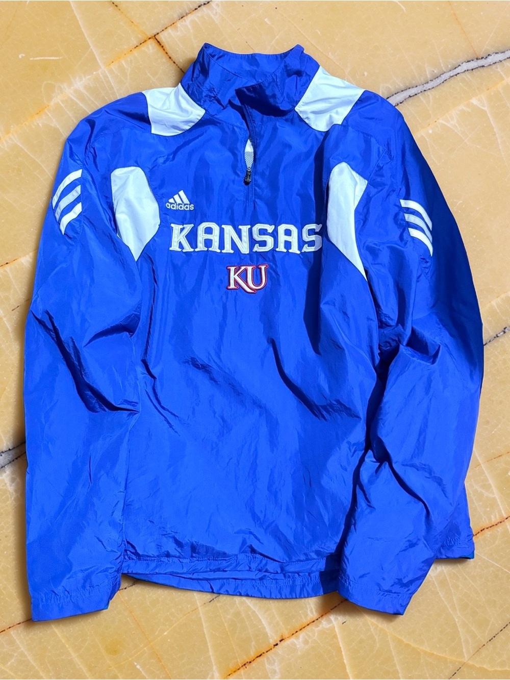 Kansas University Adidas Windbreaker